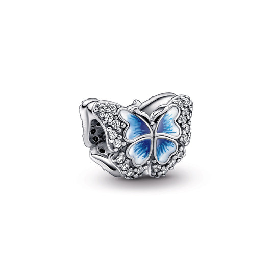 Blue Butterfly Sparkling Charm