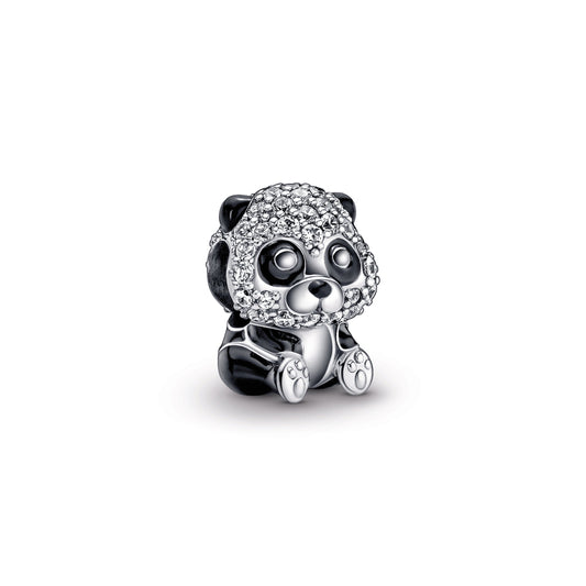 Sparkling Cute Panda Charm