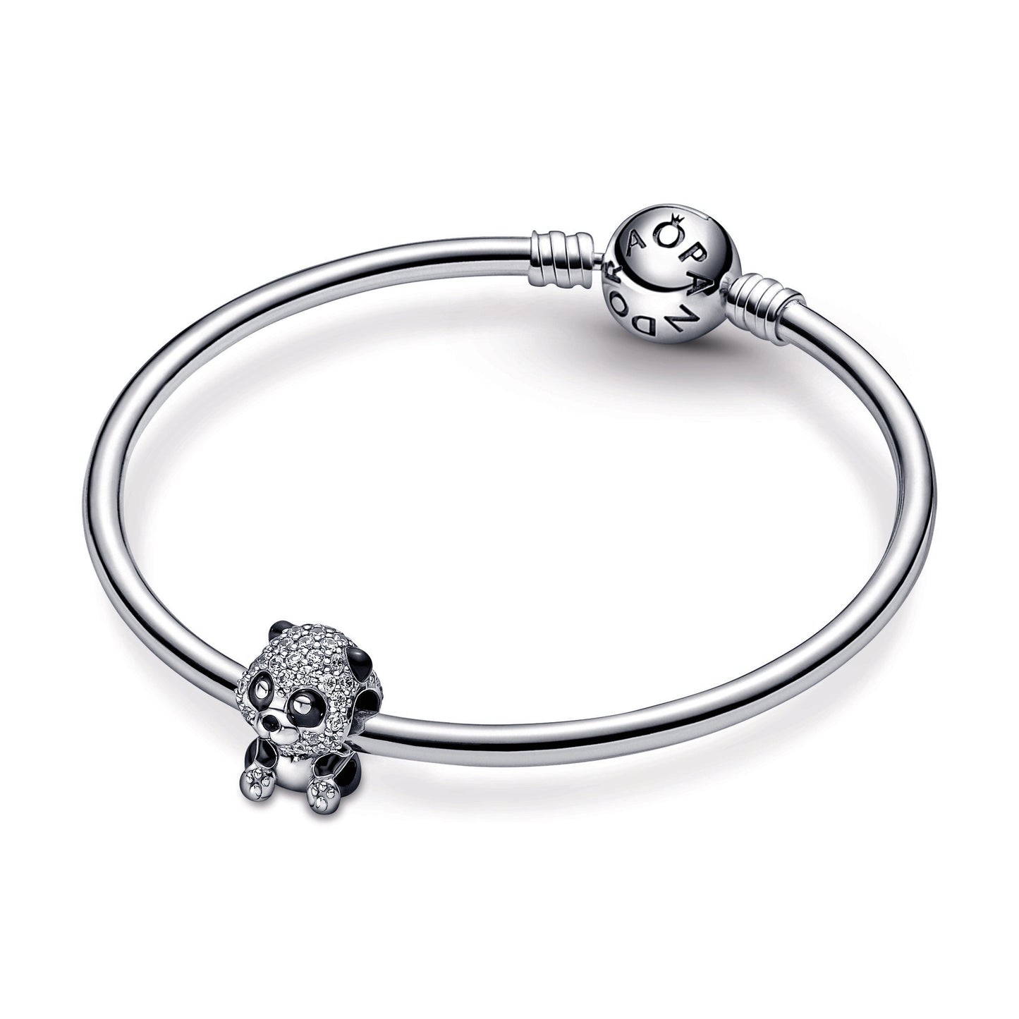 Sparkling Cute Panda Charm