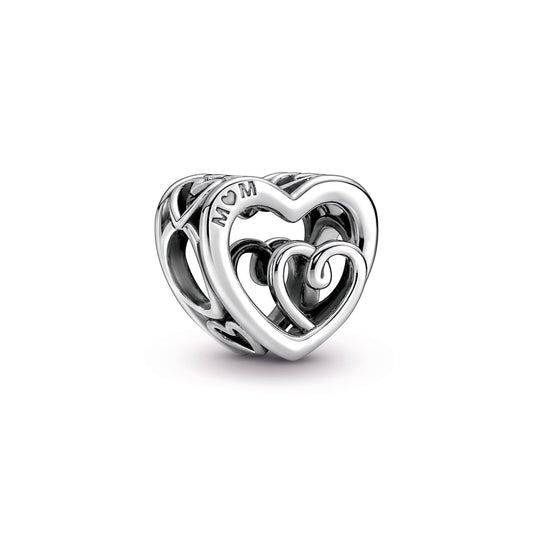Entwined Infinite Hearts Charm