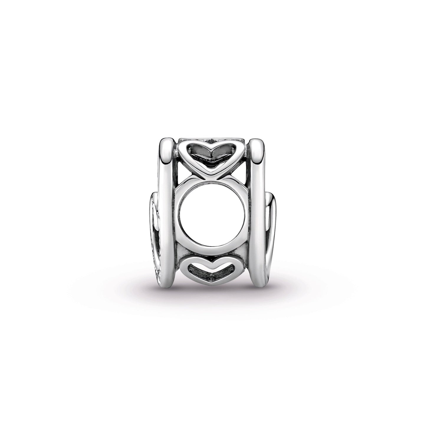 Entwined Infinite Hearts Charm