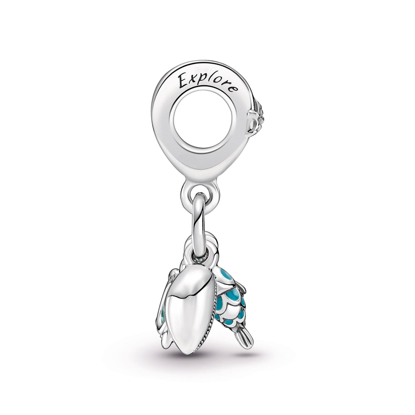 Fish, Sea Turtle & Conch Triple Dangle Charm