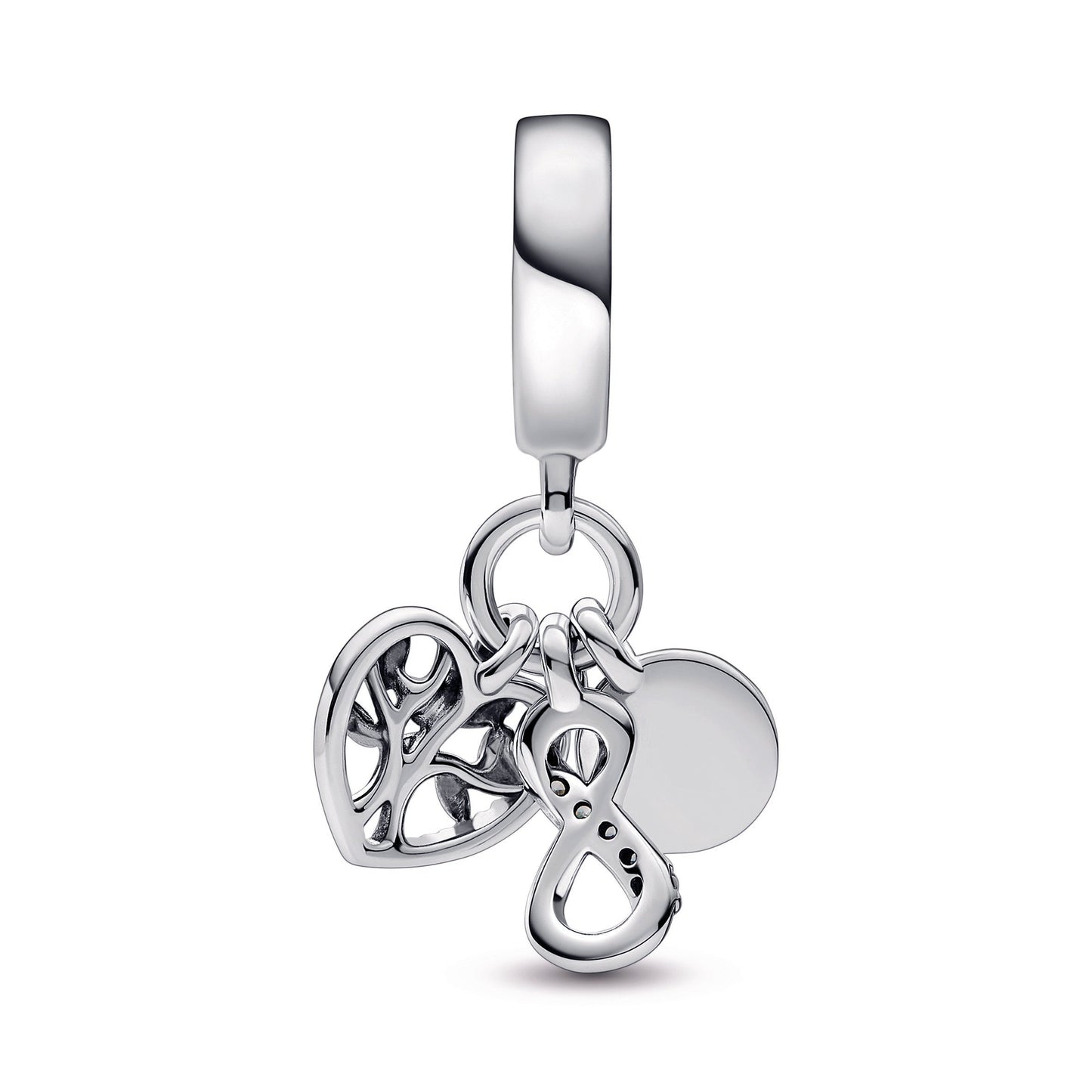 Family Infinity Triple Dangle Charm
