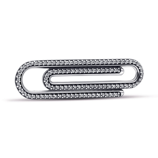 Pandora ME Pavé Paperclip Styling Link