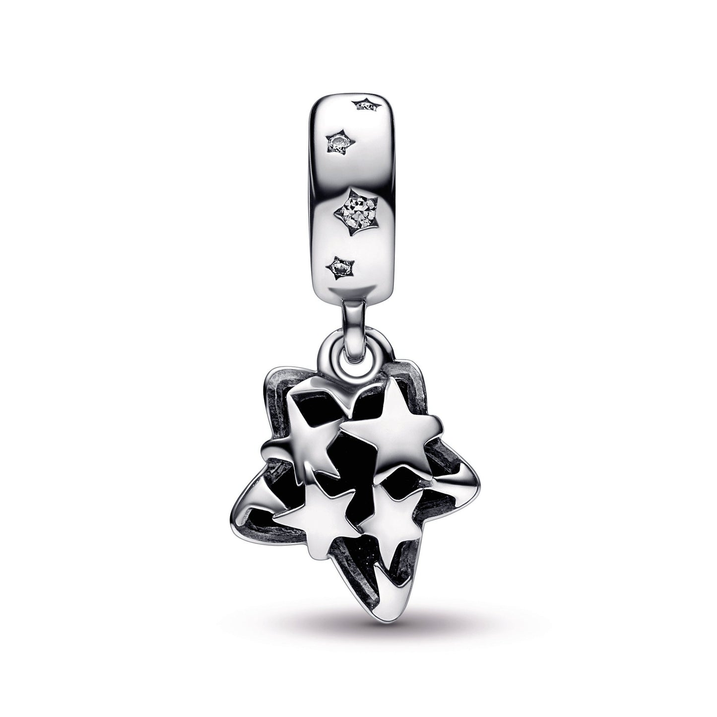 Celestial Galaxy Star Murano Dangle Charm