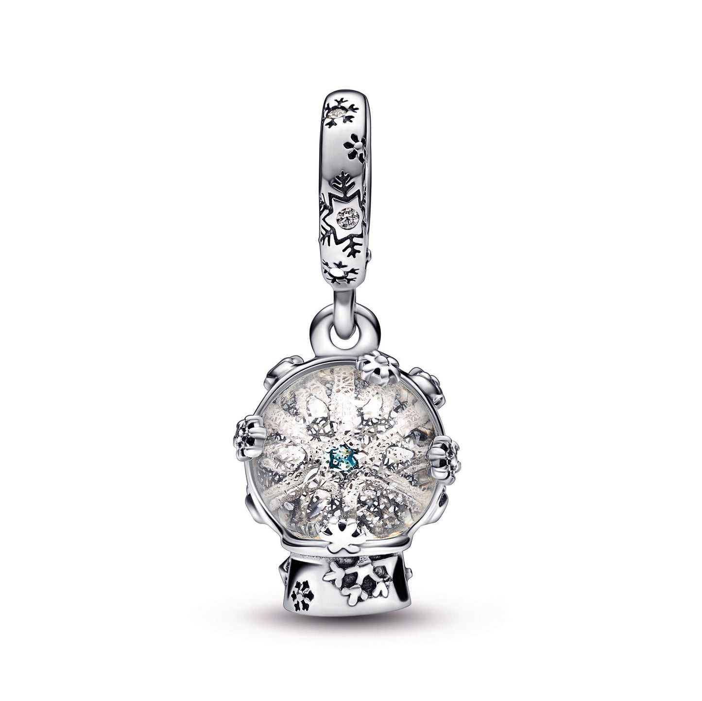 Snowflake Snowglobe Dangle Charm