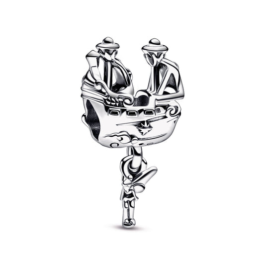 Disney Tinker Bell & Captain Hook's Pirate Ship Charm