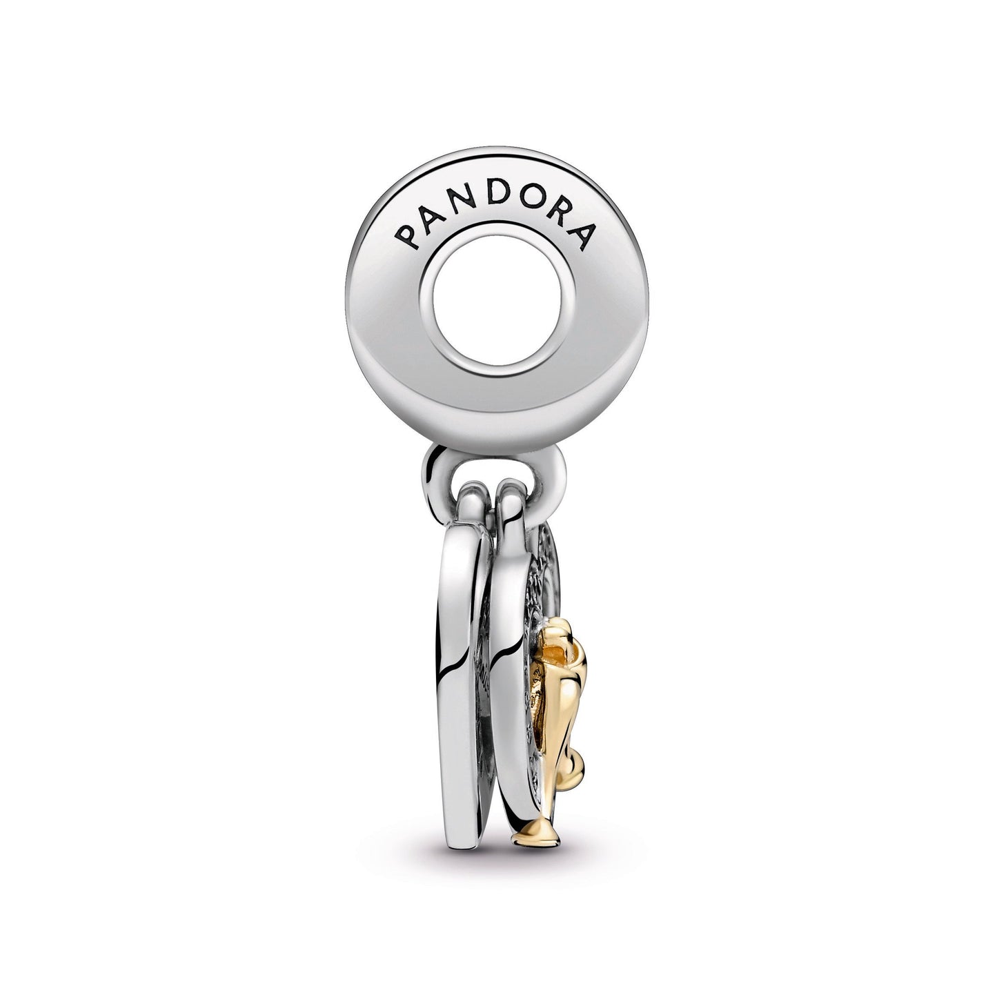 Two-tone Happy Anniversary Dangle Charm