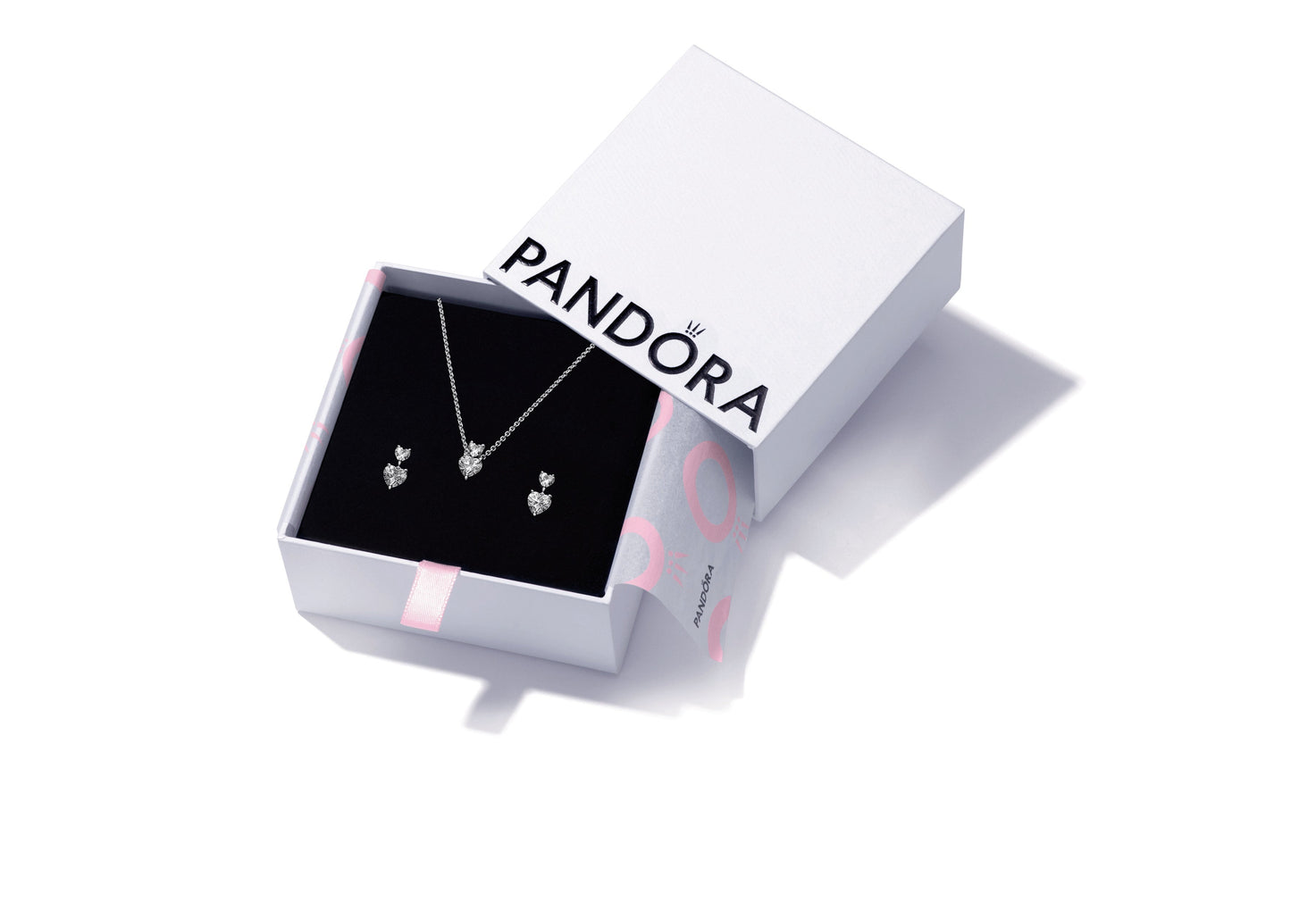 Timeless Hearts Necklace & Earring Gift Set