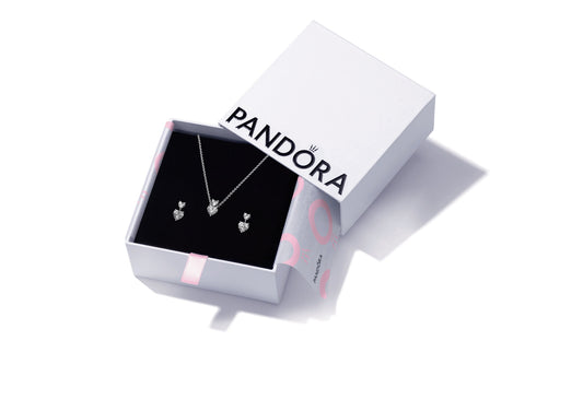 Timeless Hearts Necklace & Earring Gift Set