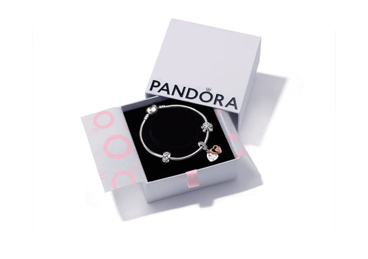 Entwined Infinite Hearts Full Bracelet Gift Set