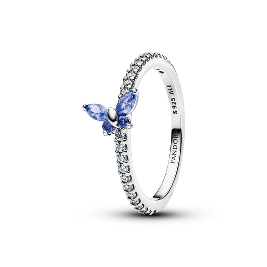 Sparkling Butterfly Ring