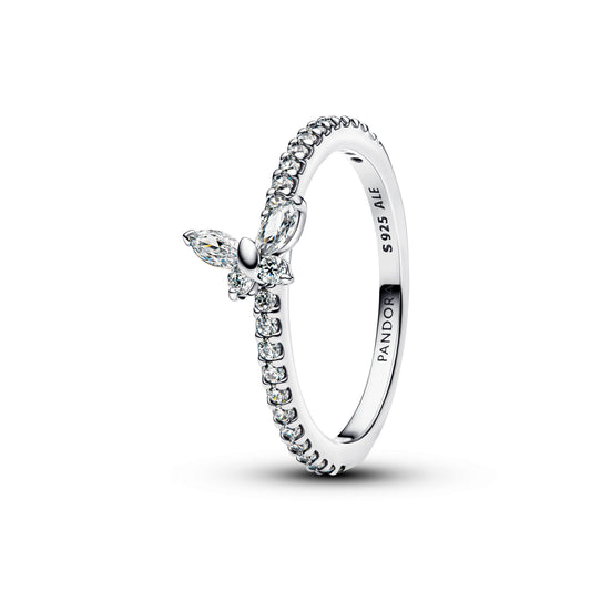 Sparkling Butterfly Ring