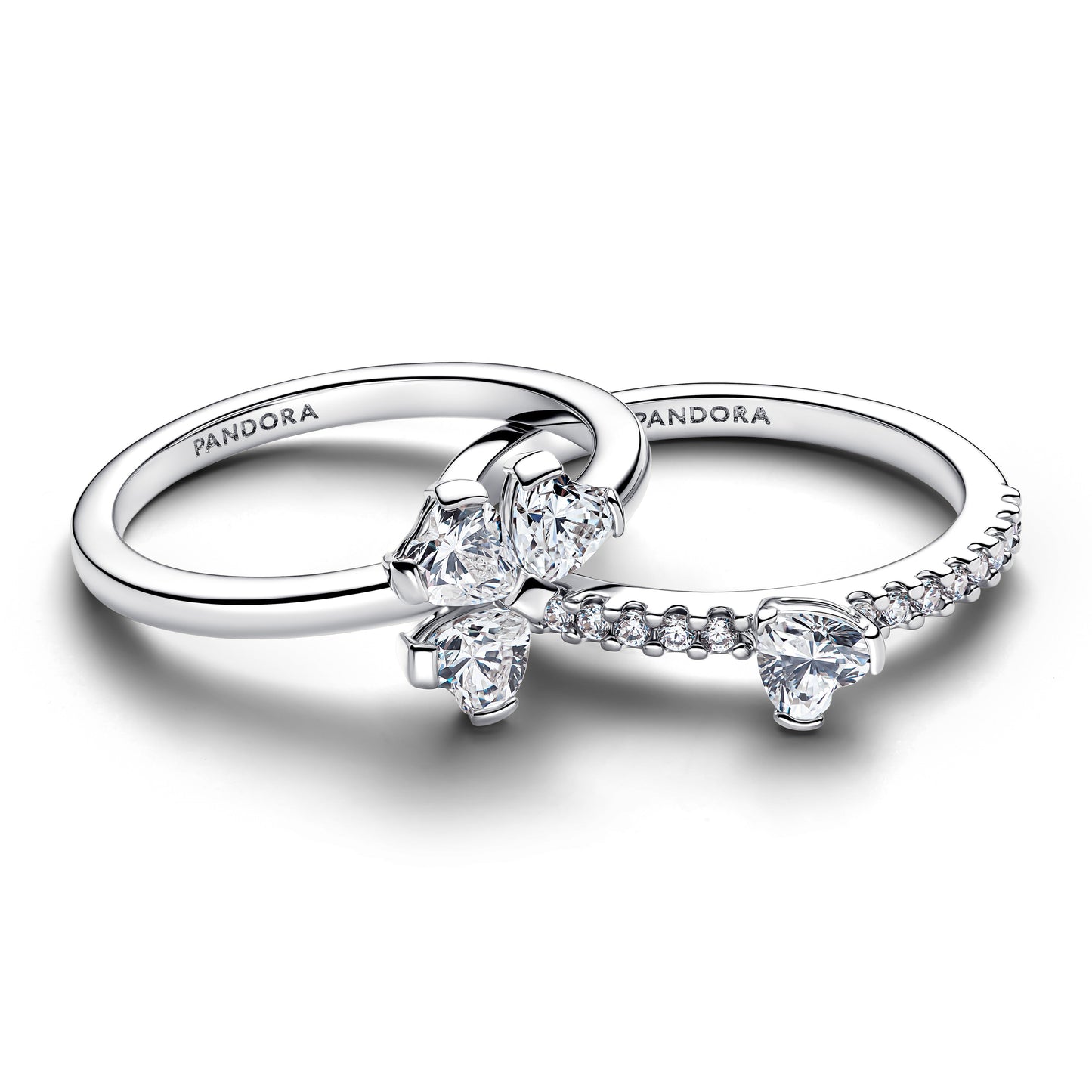 Sparkling Lucky Clover Splittable Ring