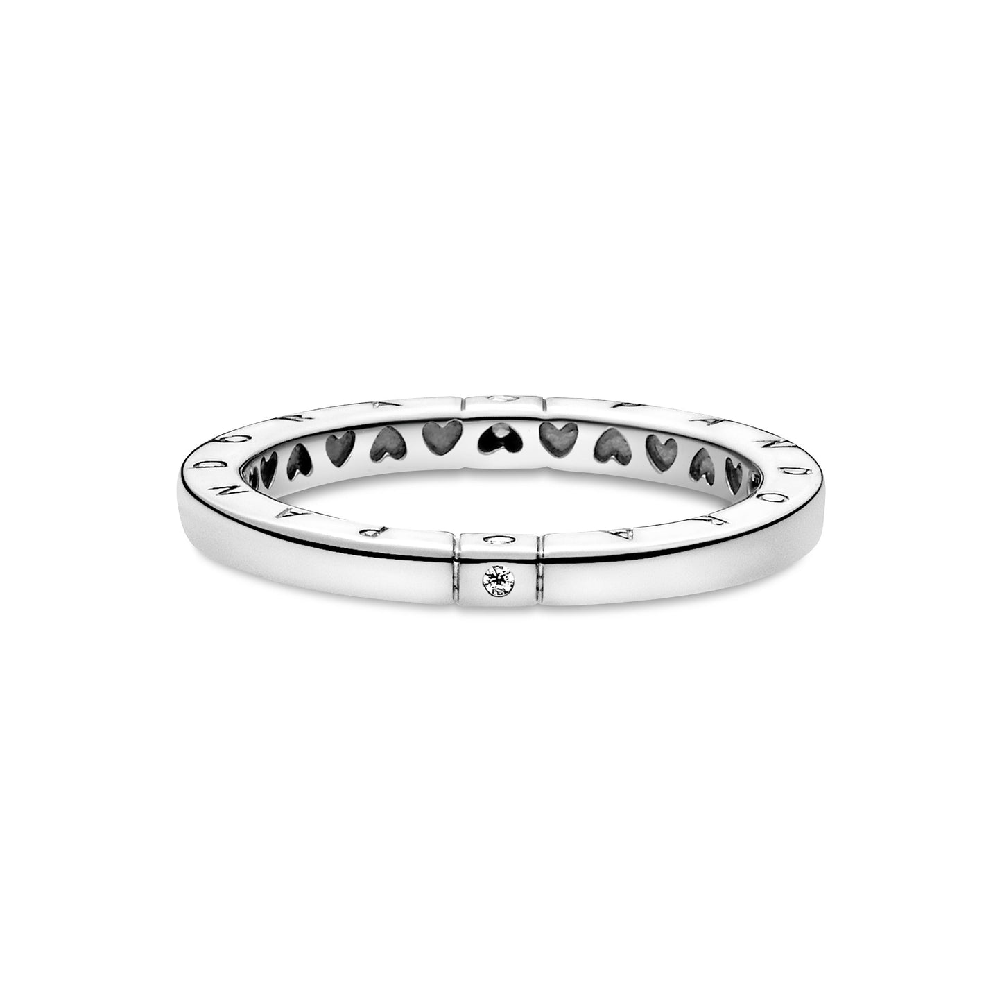 Logo & Hearts Ring