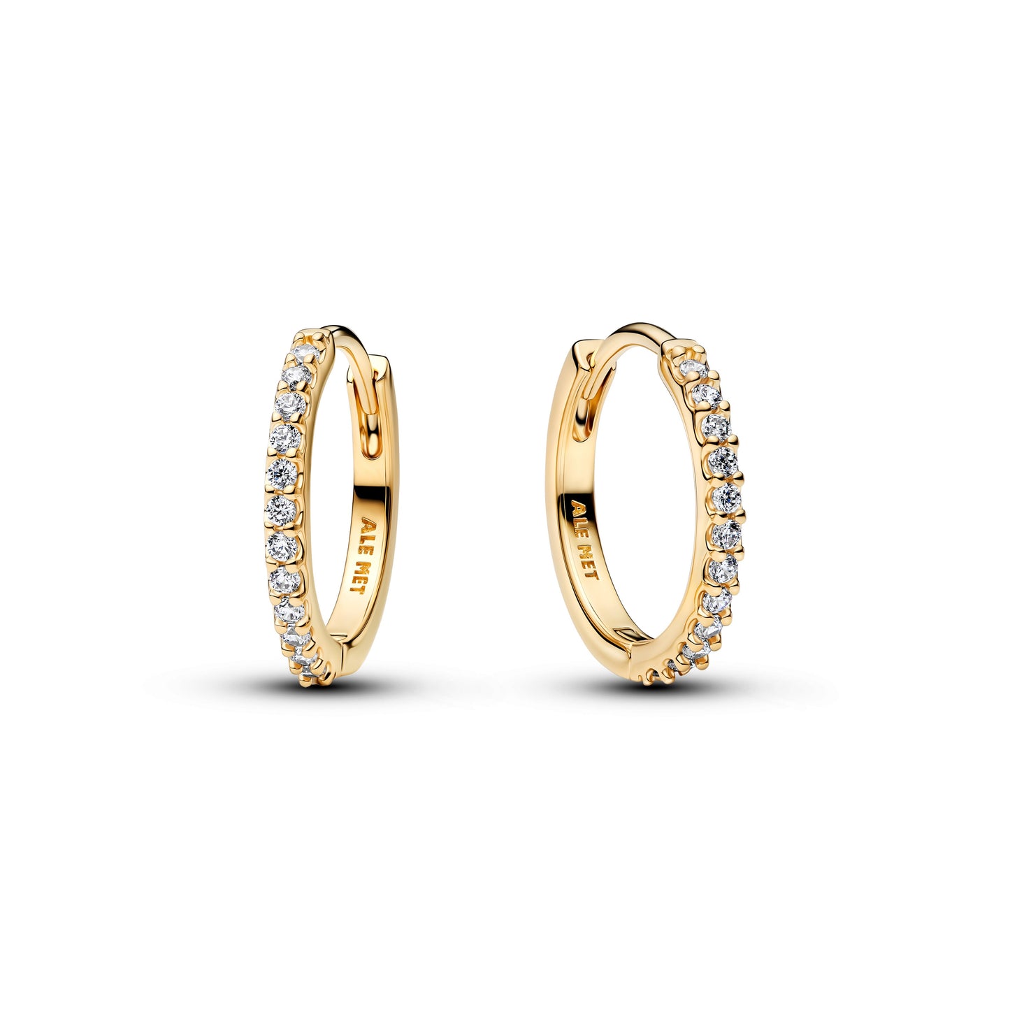 Sparkling Mini Hoop Earrings