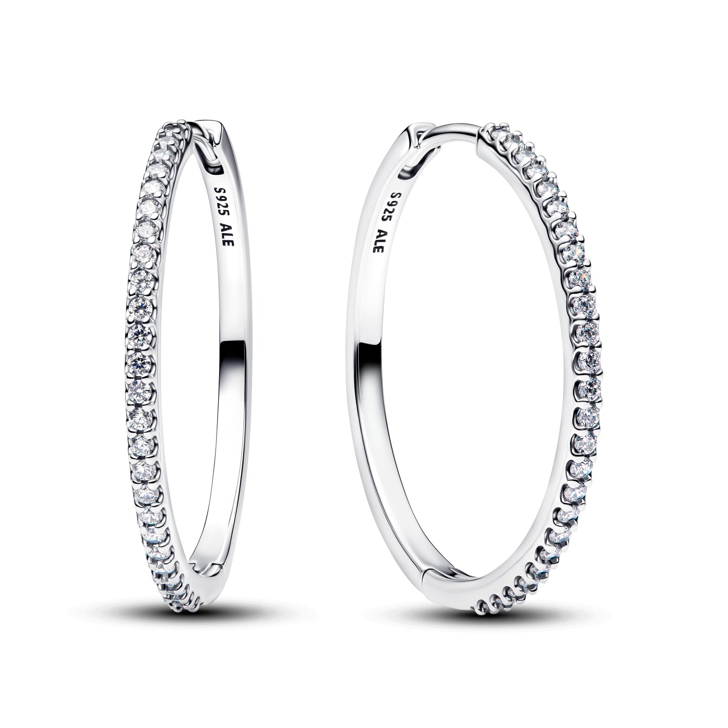 Sparkling Hoop Earrings
