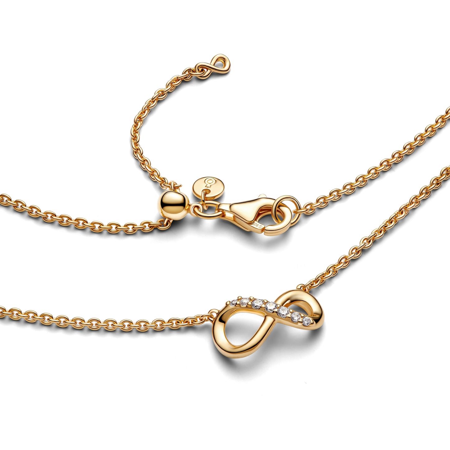 Sparkling Infinity Collier Necklace