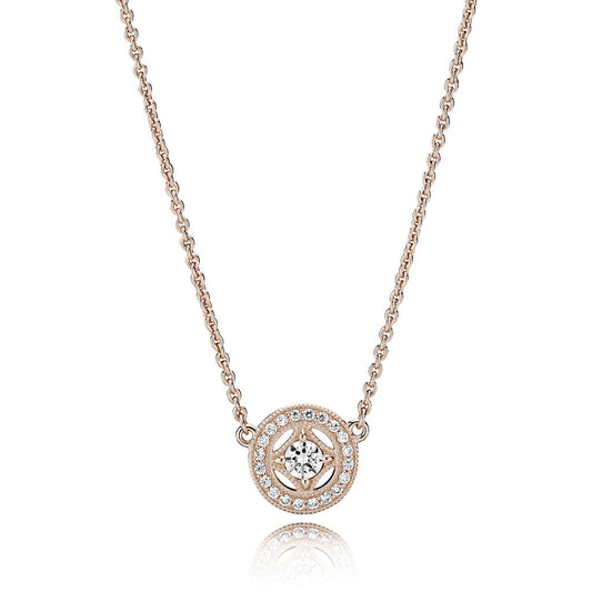 Vintage Circle Collier Necklace