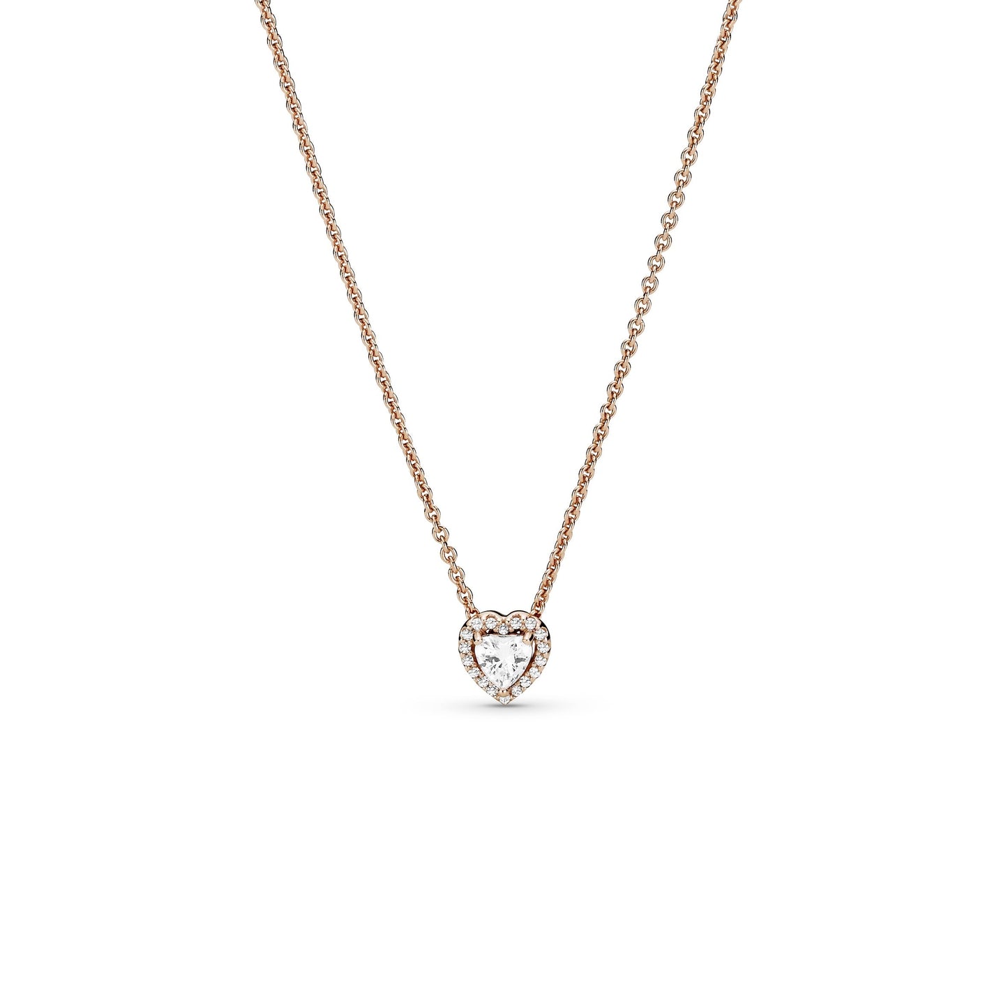 Sparkling Heart Collier Necklace