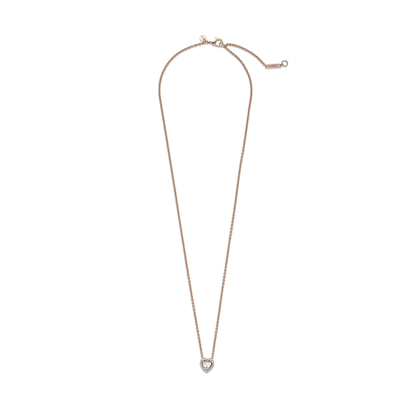 Sparkling Heart Collier Necklace