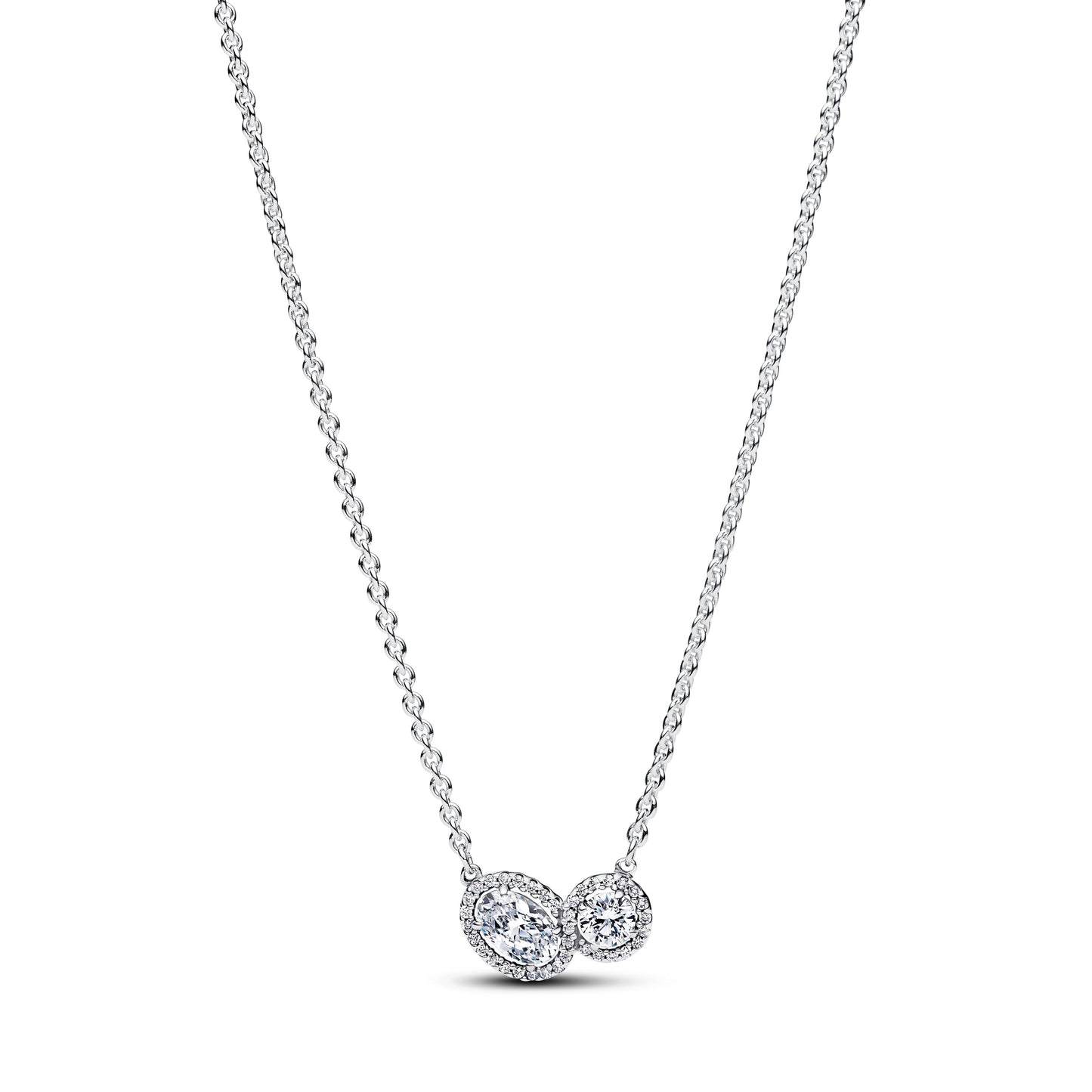 Embracing Halo Necklace