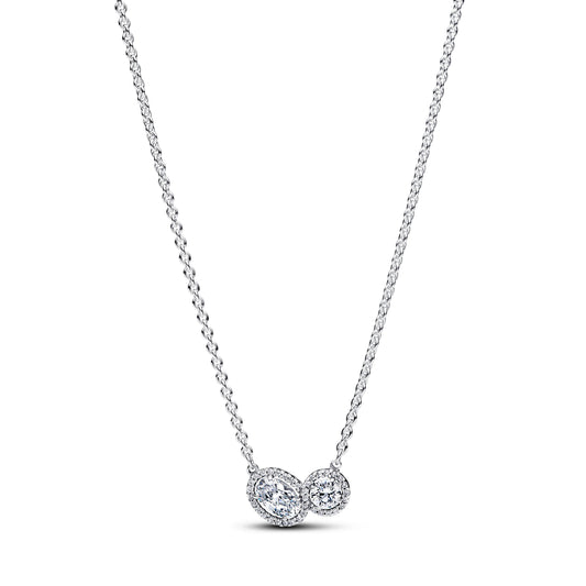 Embracing Halo Necklace