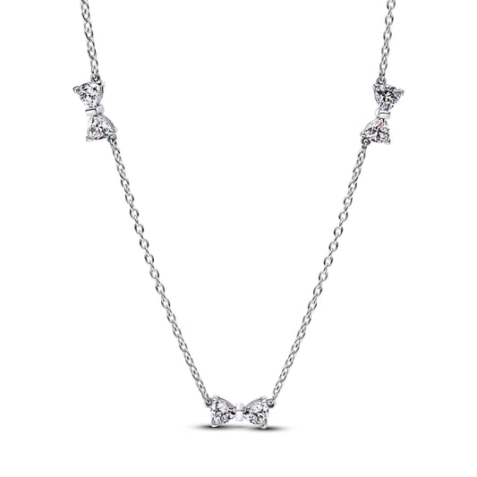 Bow Station Chain Necklace