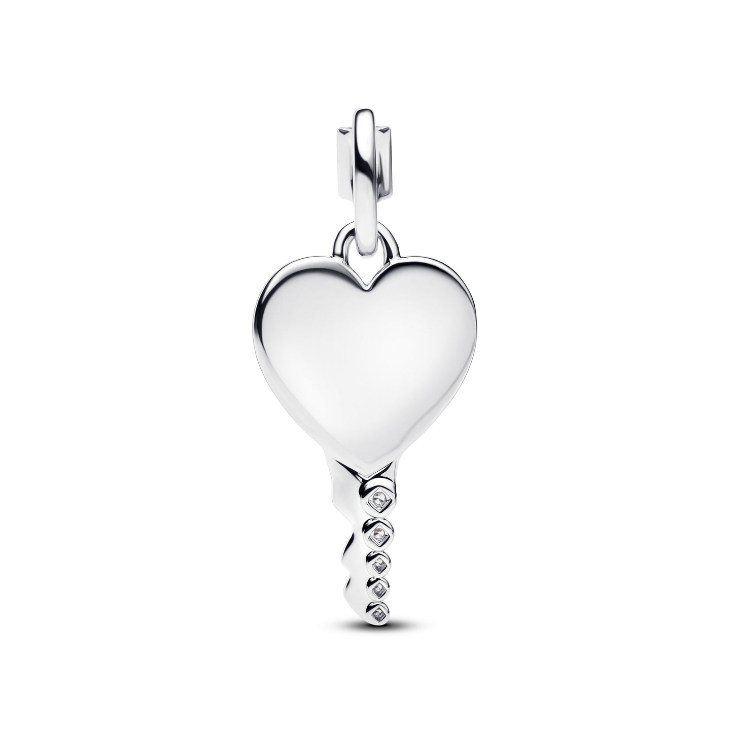 Engravable Heart Key Pendant