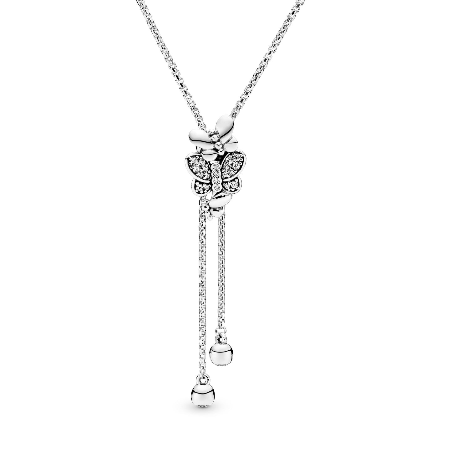 Sparkling Butterfly Y-Necklace