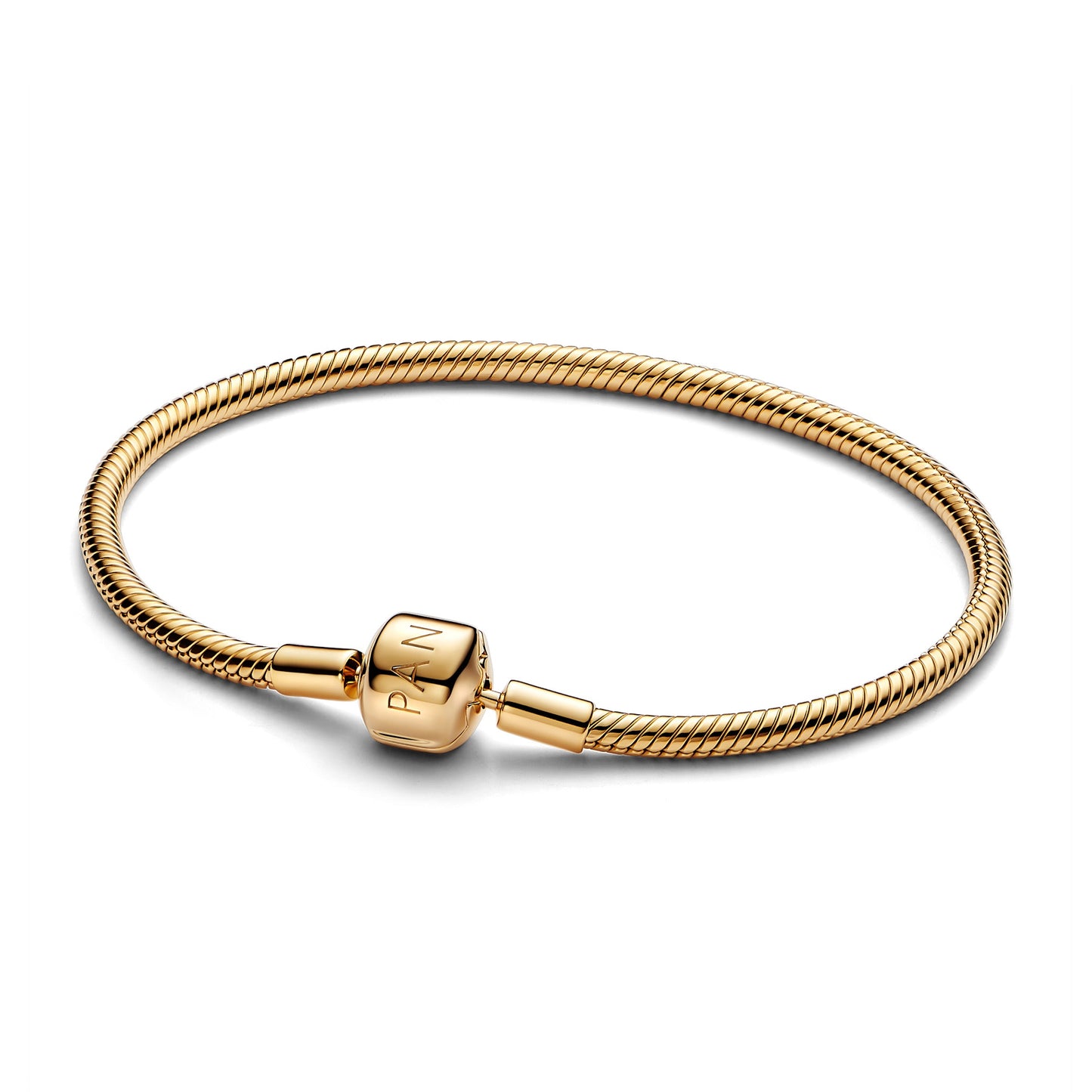 Barrel Clasp Snake Chain Bracelet