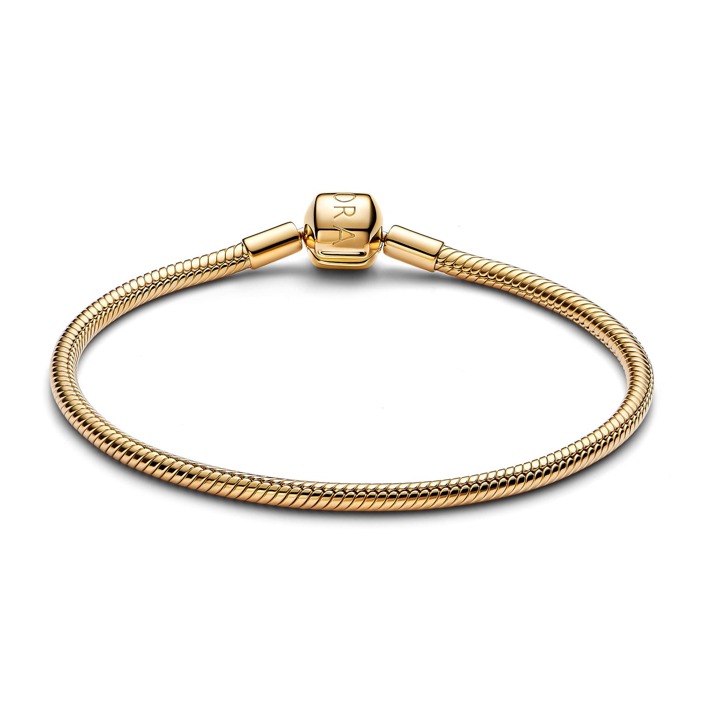 Barrel Clasp Snake Chain Bracelet