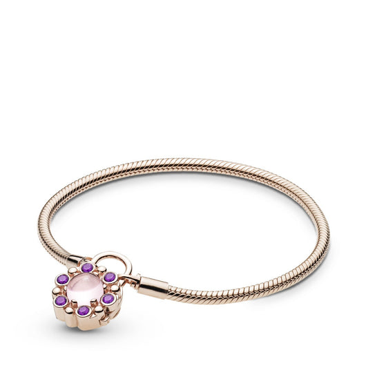 Moments Heraldic Radiance Padlock Clasp Bracelet