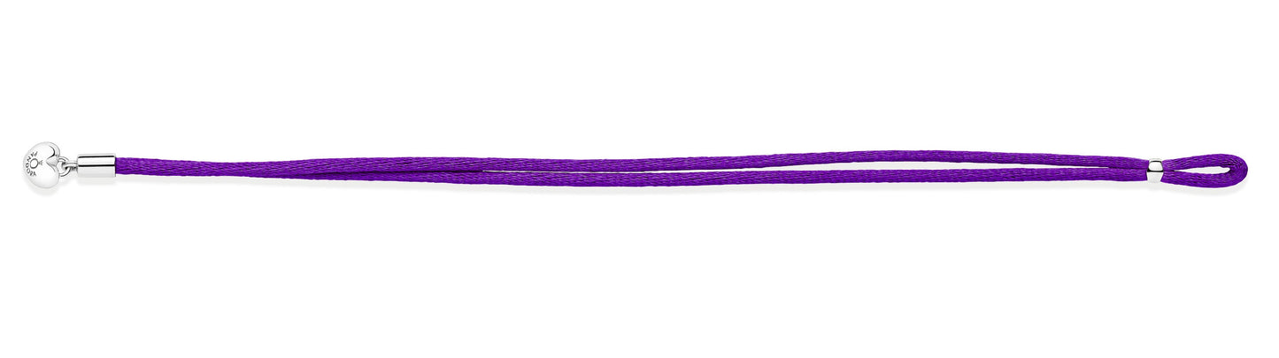 Pandora Moments Fabric Cord Bracelet, Purple