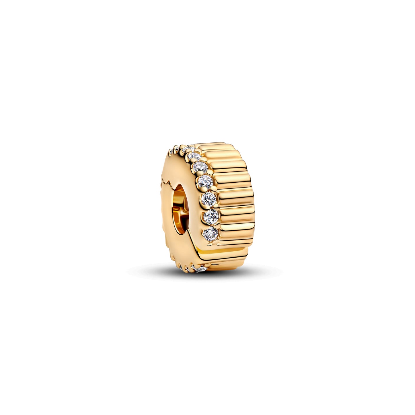 Ribbed Clip Charm