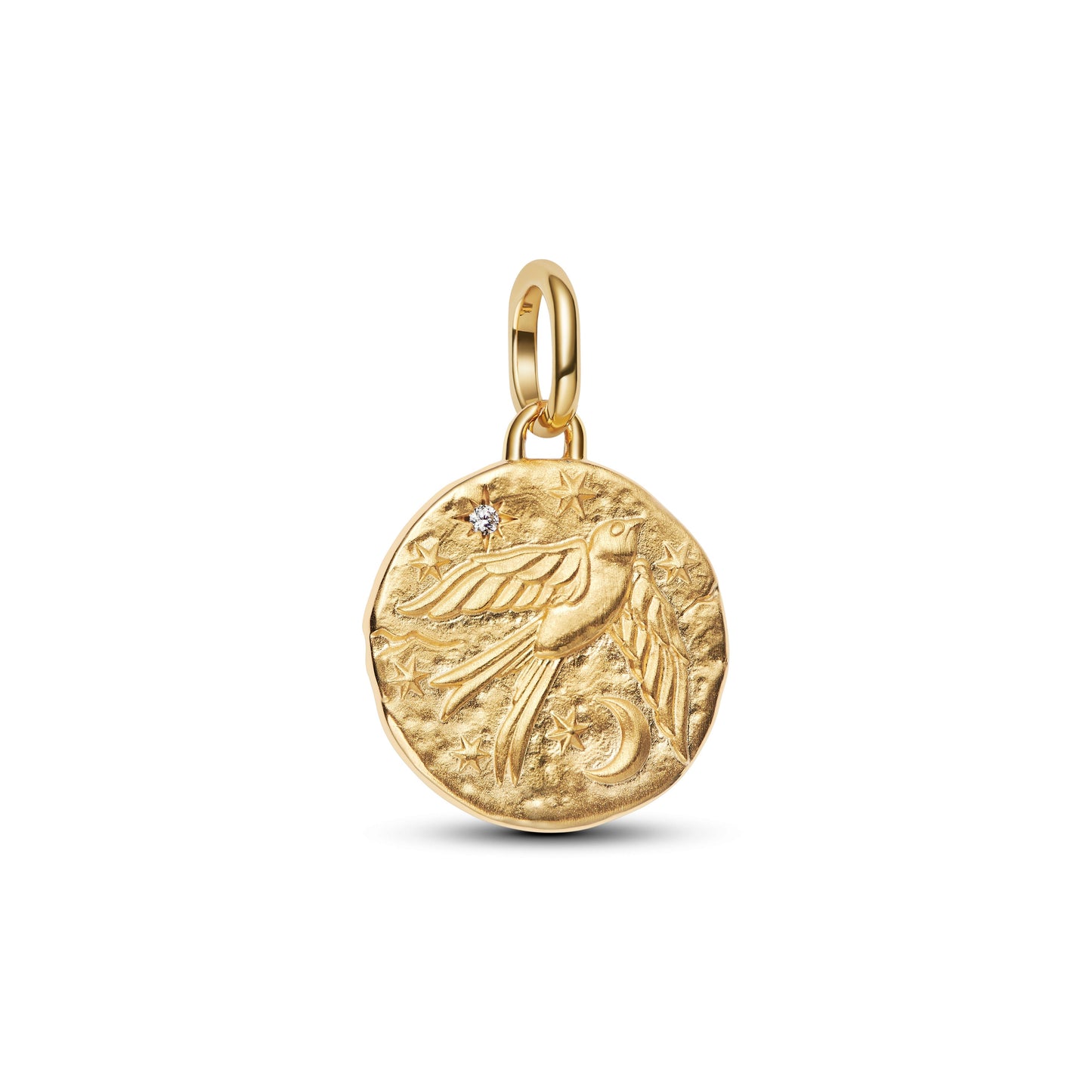 Swallow Medallion Charm