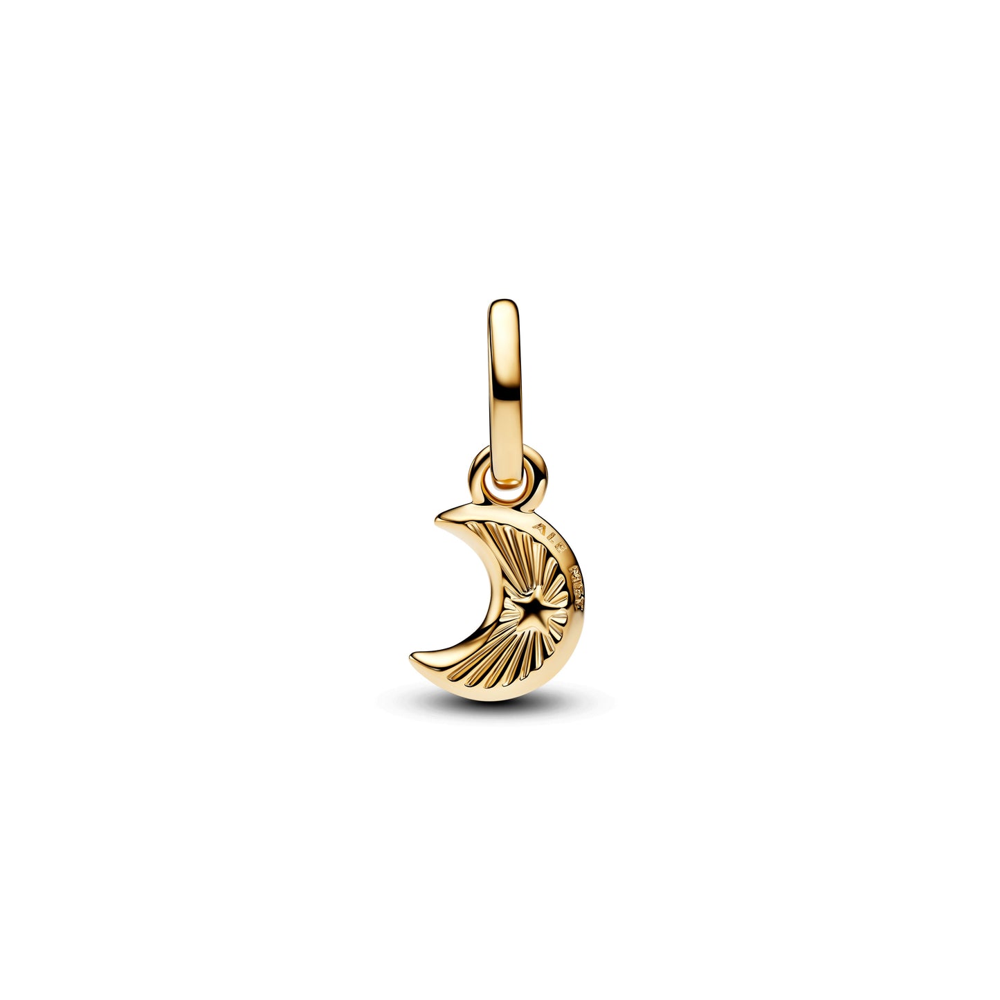 White Crescent Moon Mini Dangle Charm