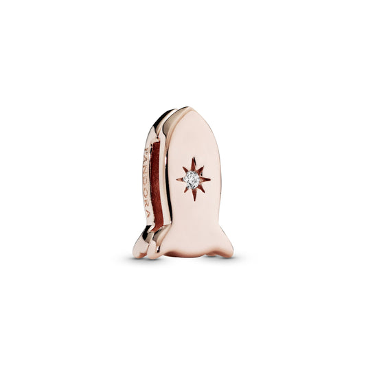 Pandora Reflexions Space Rocket Clip Charm