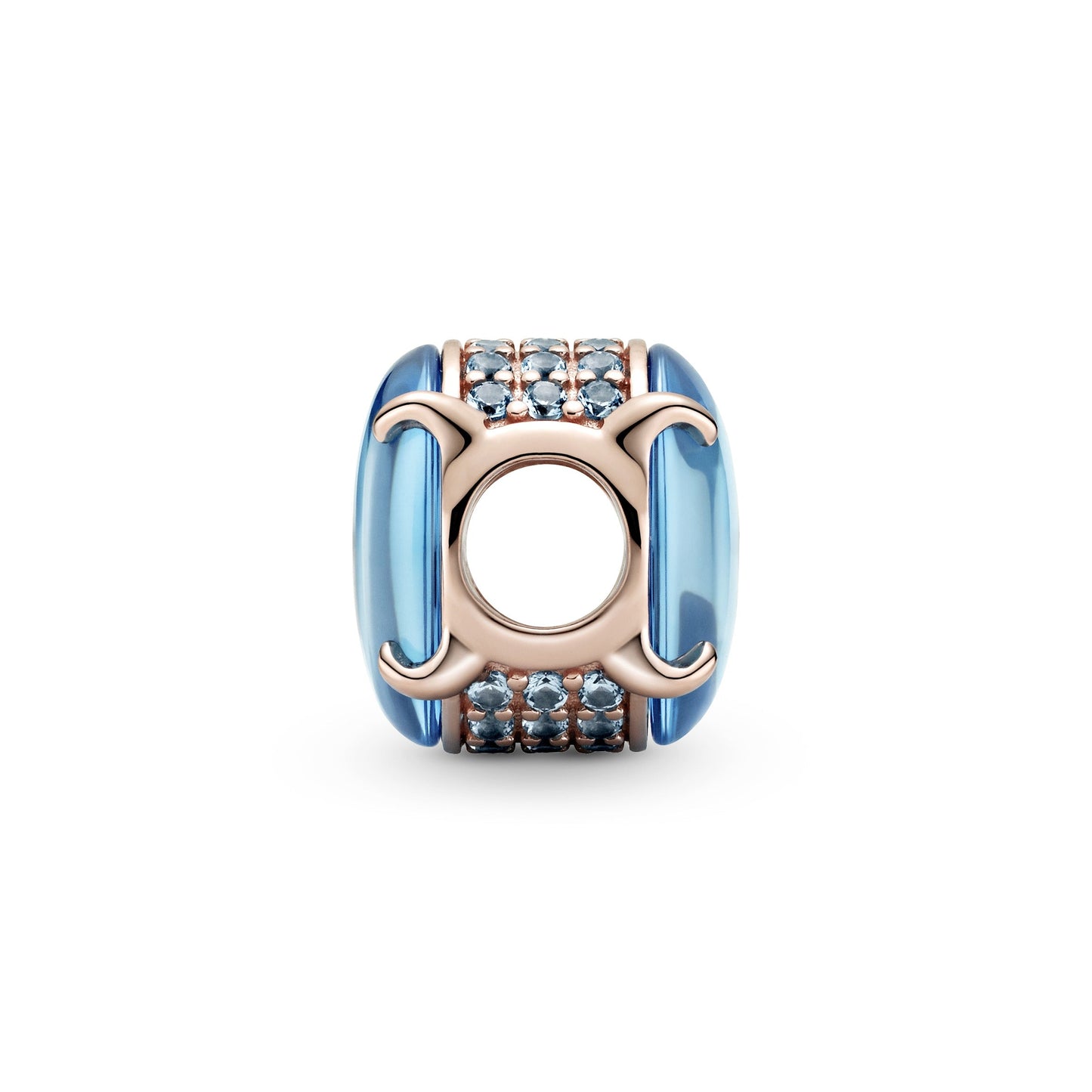 Blue Oval Cabochon Charm
