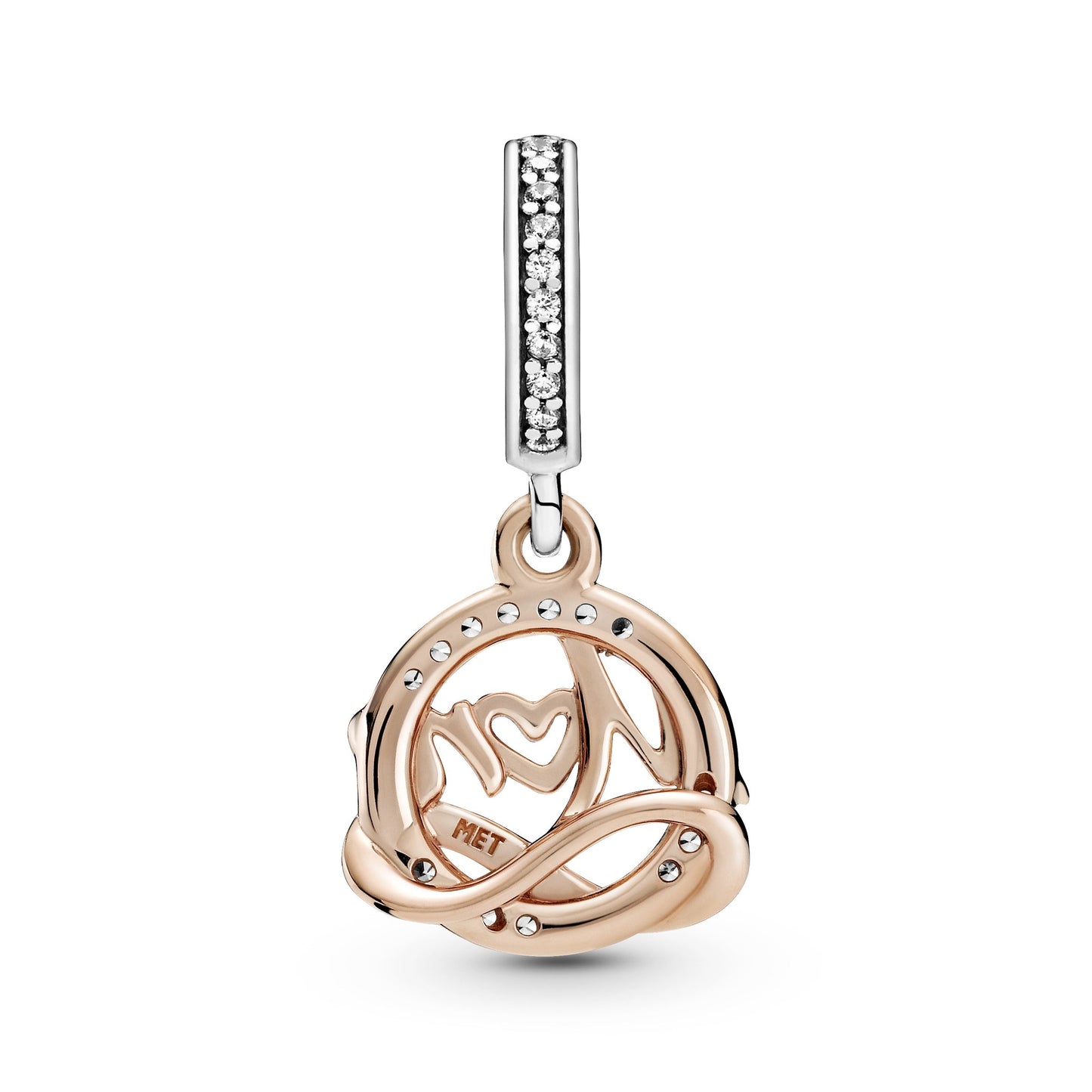 Two-tone Mum Dangle Charm