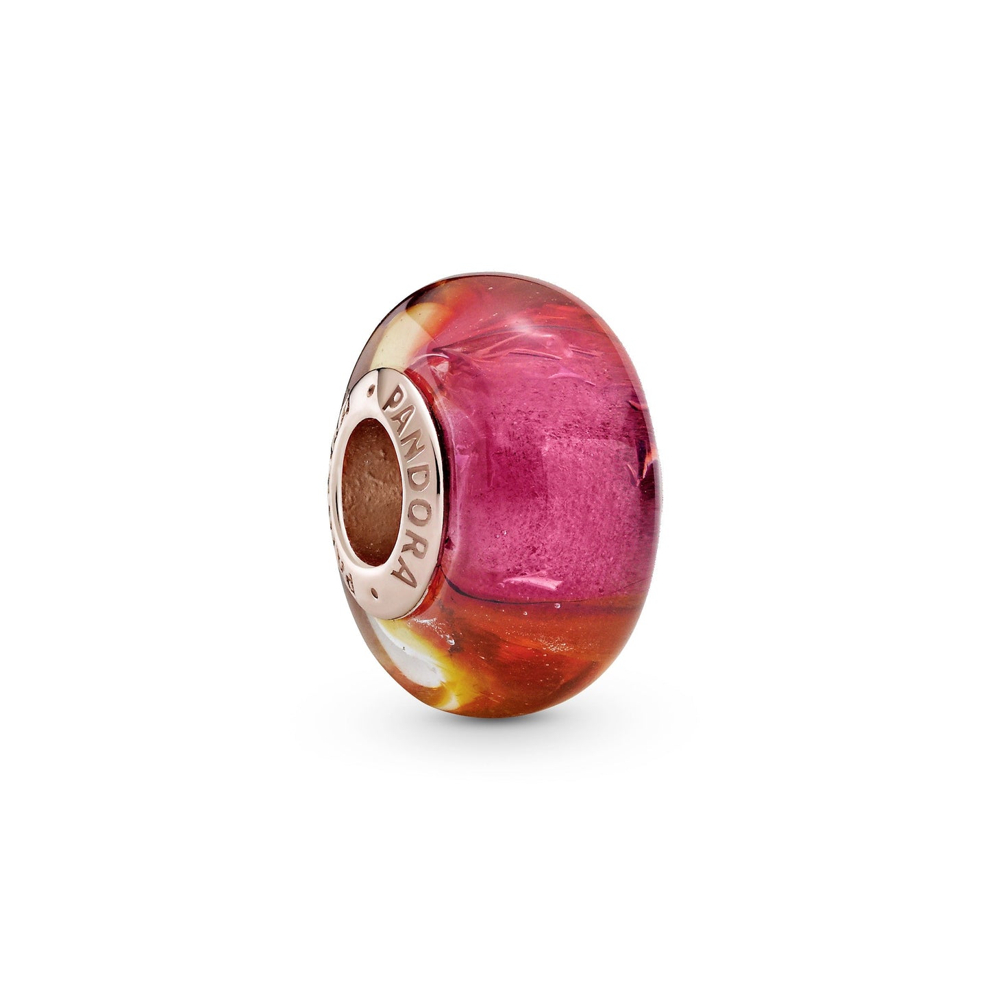 Glittering Sunset Murano Glass Charm