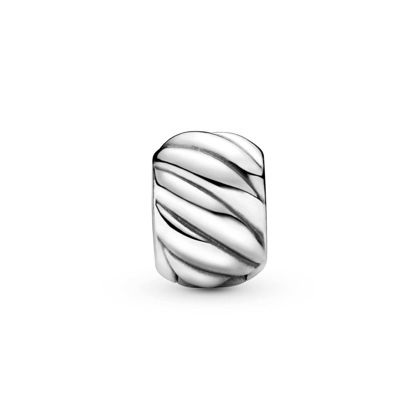 Polished Feathered Clip Charm