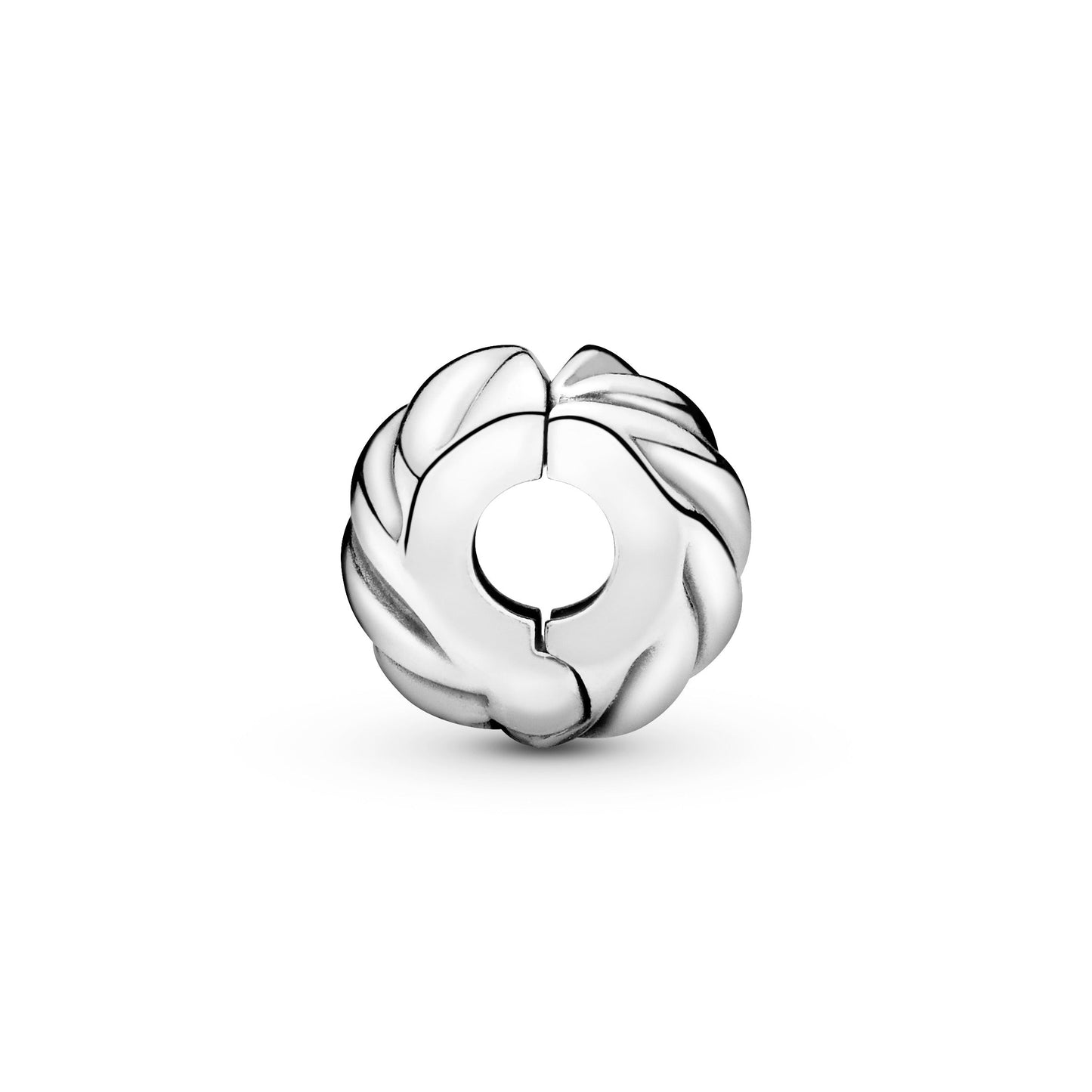 Polished Feathered Clip Charm