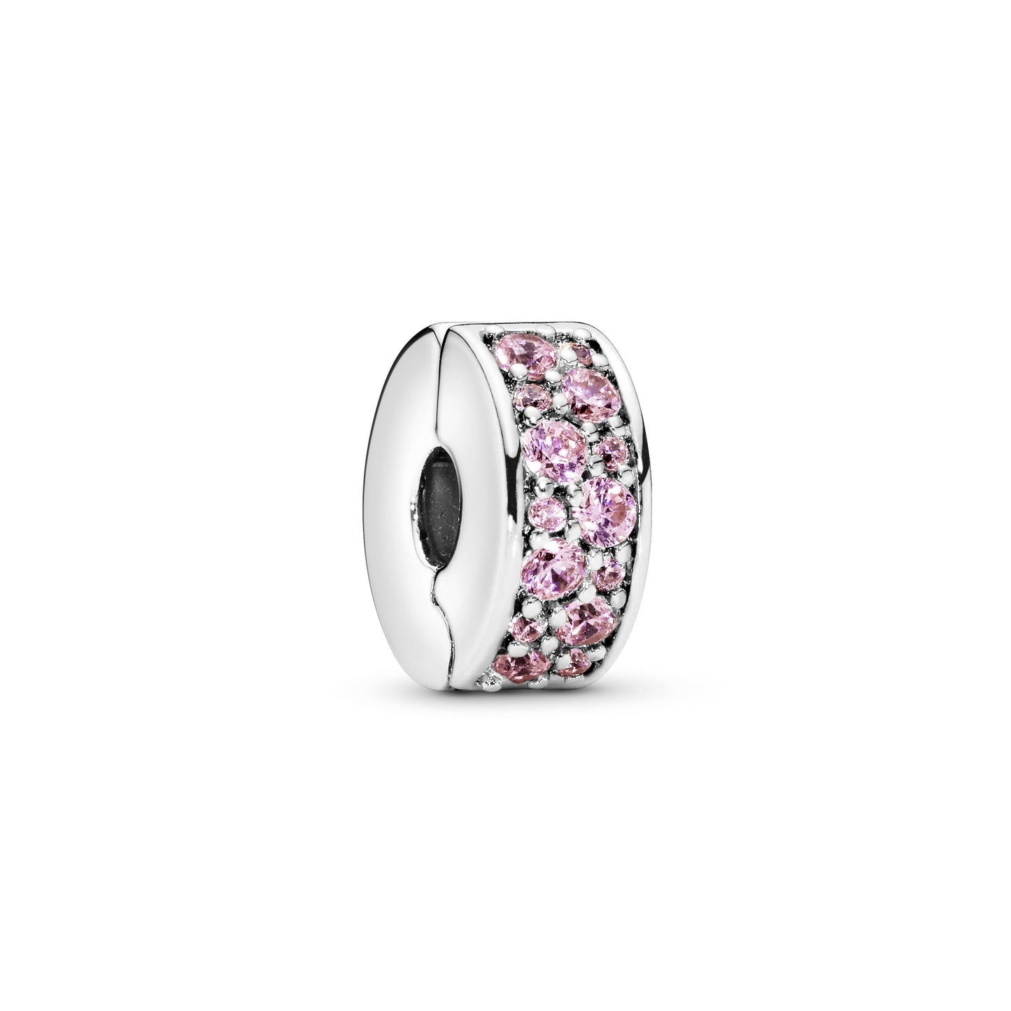 Pink Pavé Clip Charm