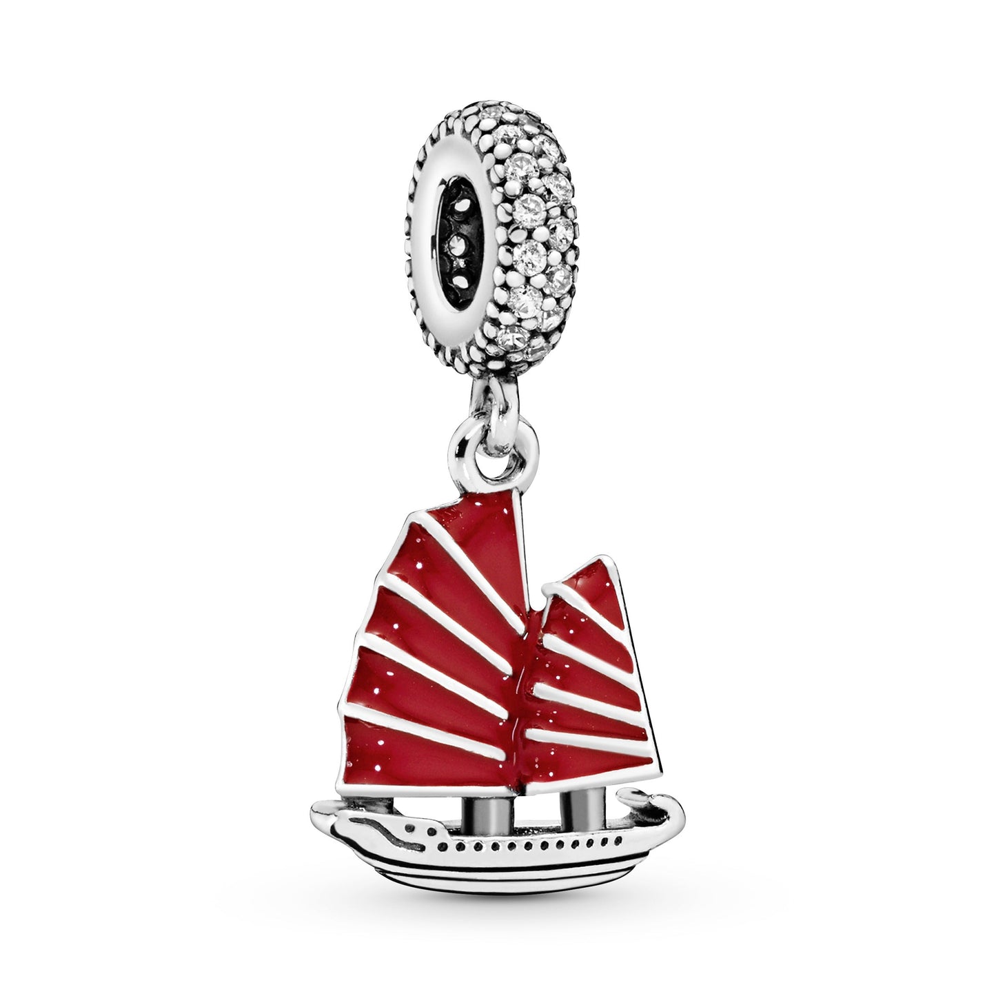 Chinese Junk Ship Dangle Charm
