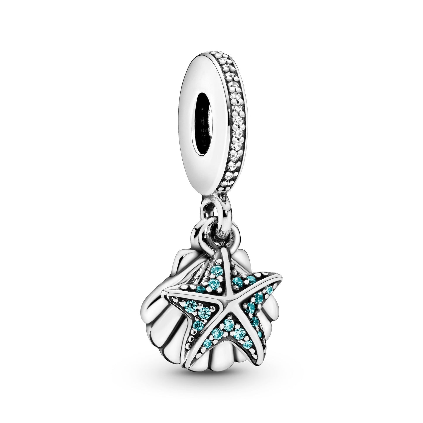 Starfish & Sea Shell Dangle Charm