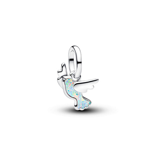 White Dove Mini Dangle Charm