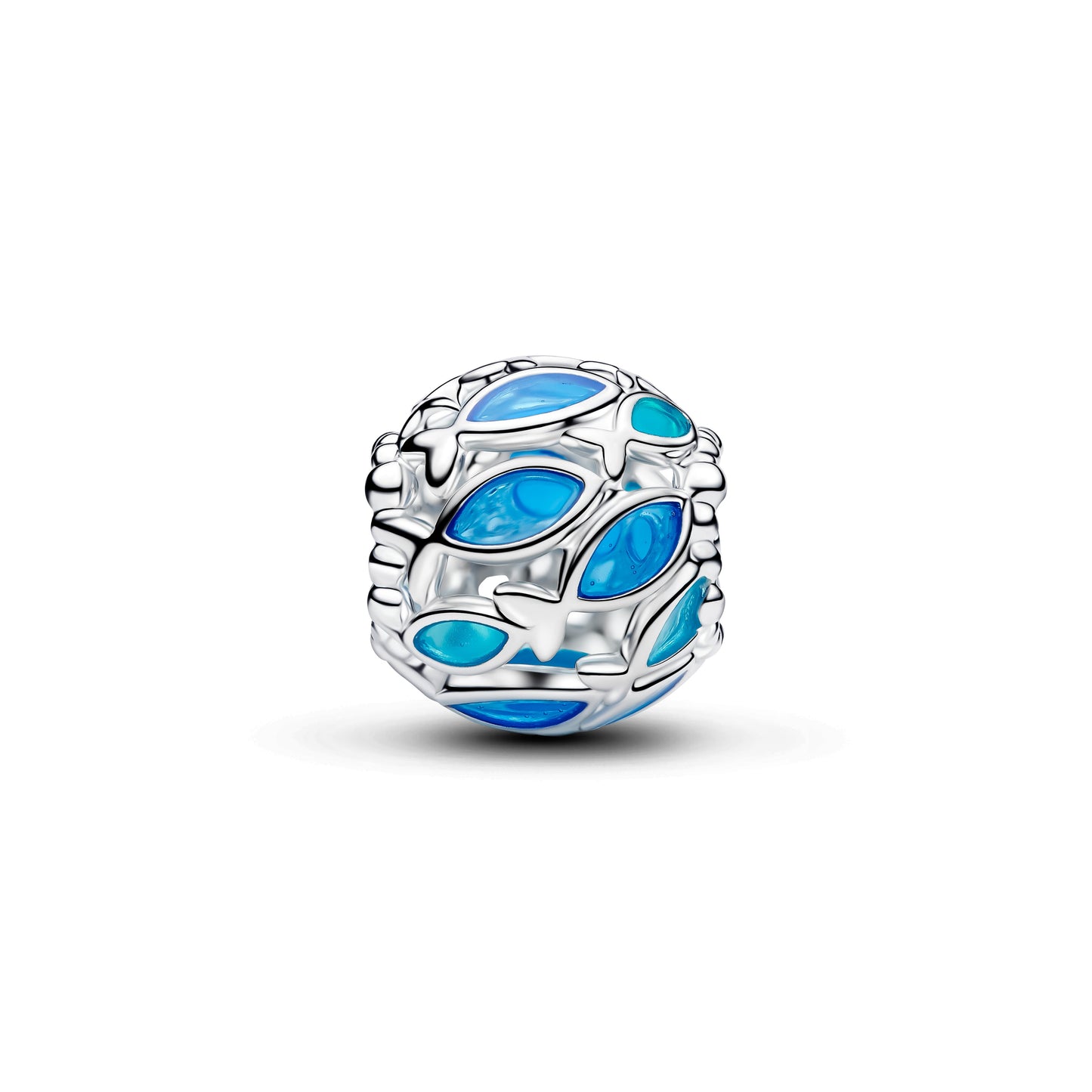 Openwork Swimming Fish Charm