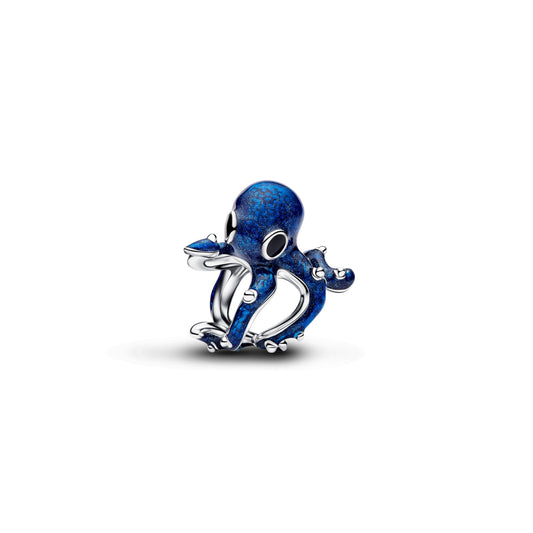 Blue Octopus Charm