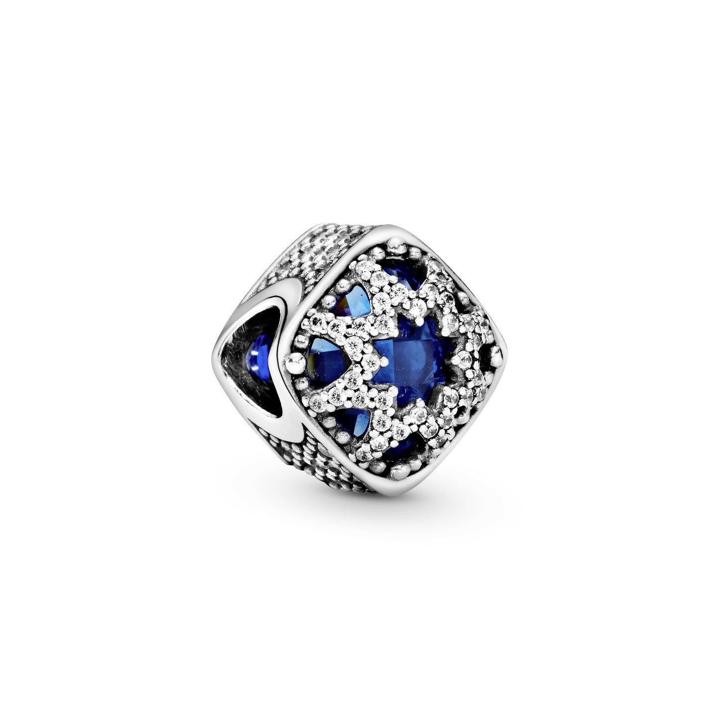 Square Blue Star Charm